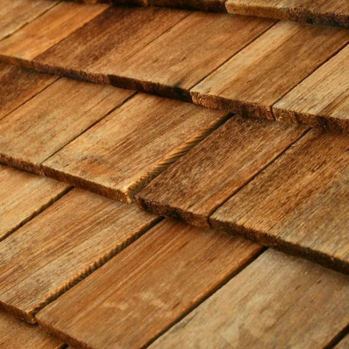 Cedar shake roofing texture